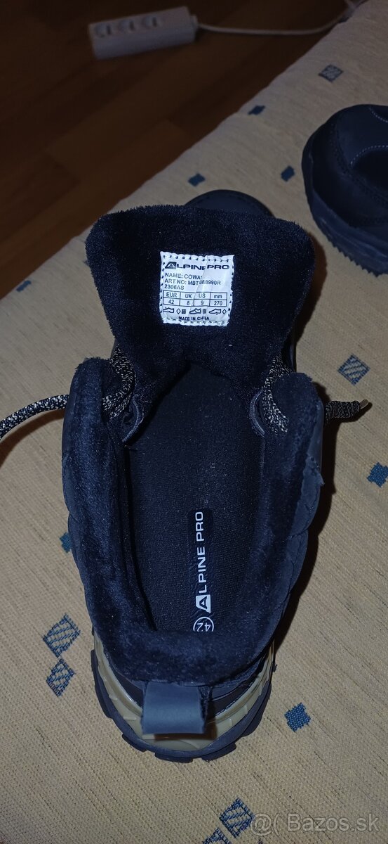 Zimné topánky Alpine Cowan, č.42 - 6