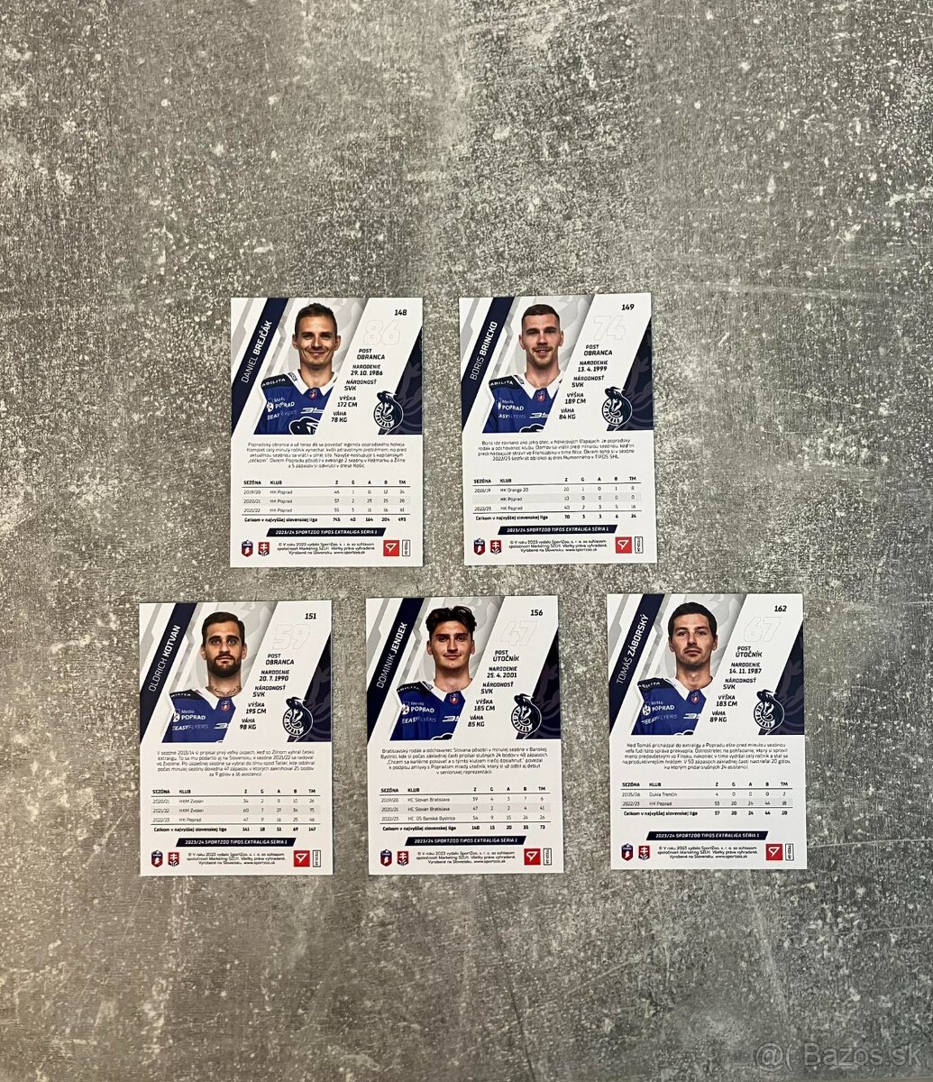 Hokejové kartičky TIPOS EXTRALIGA 2023/2024 - 6