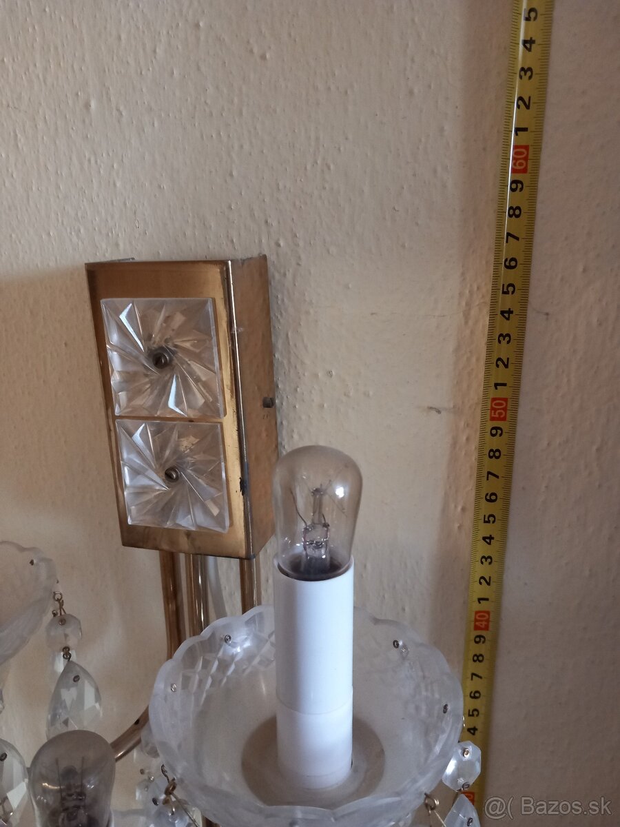 Nástenná krištáľová lampa - 6