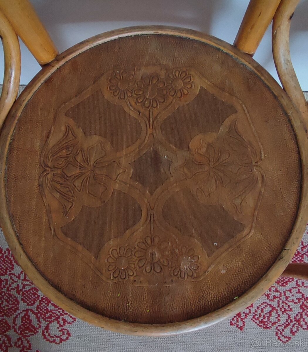 ⭐Staré cca 100r. stoličky - zn. Mundus Thonet⭐ - 6