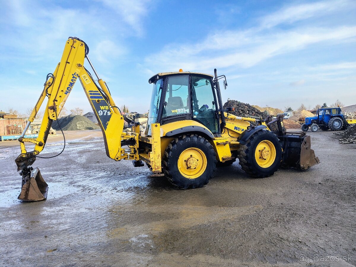Rýpadlonakladač Komatsu WB97S - 6