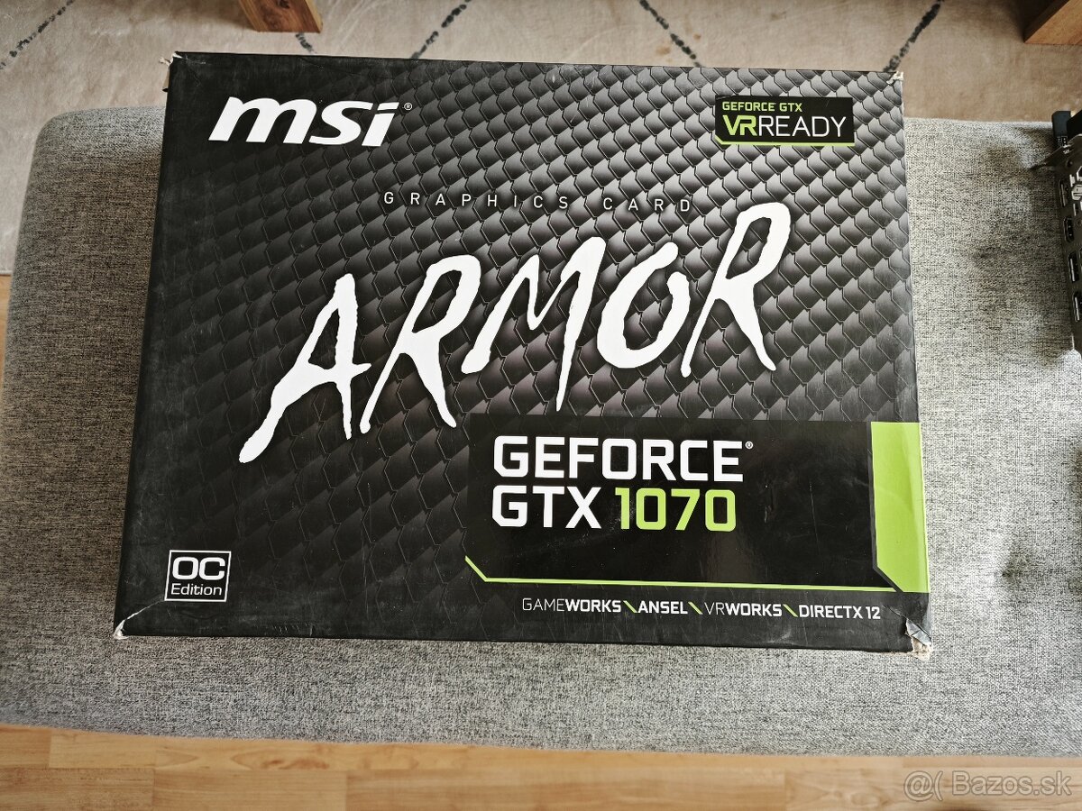 MSI GeForce GTX 1070 ARMOR - 6