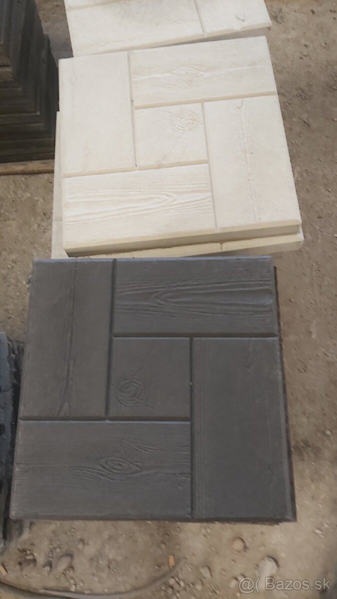 Betónové dlažby imitácia dreva 30x30x3 - 6