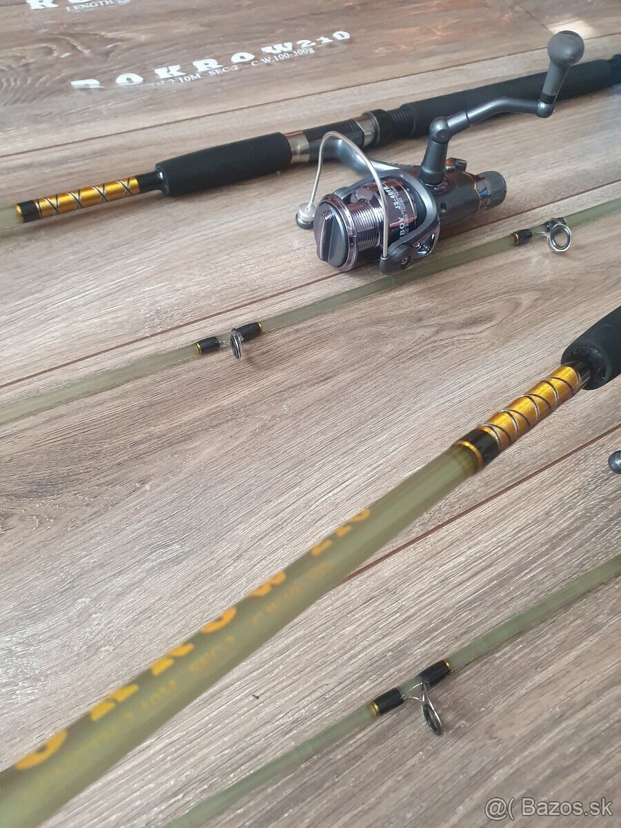 Predam nove ryb.udice ROKROW,2,1 metra,nav.Hiboy 40 - 6