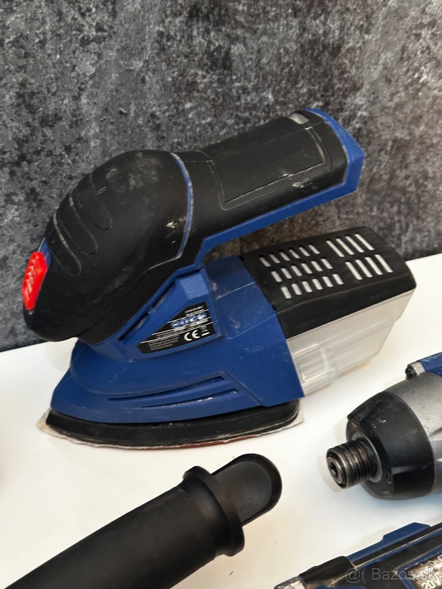 Sada AKU náradia Scheppach (+ 4x bateria a rychlonabijacka) - 6