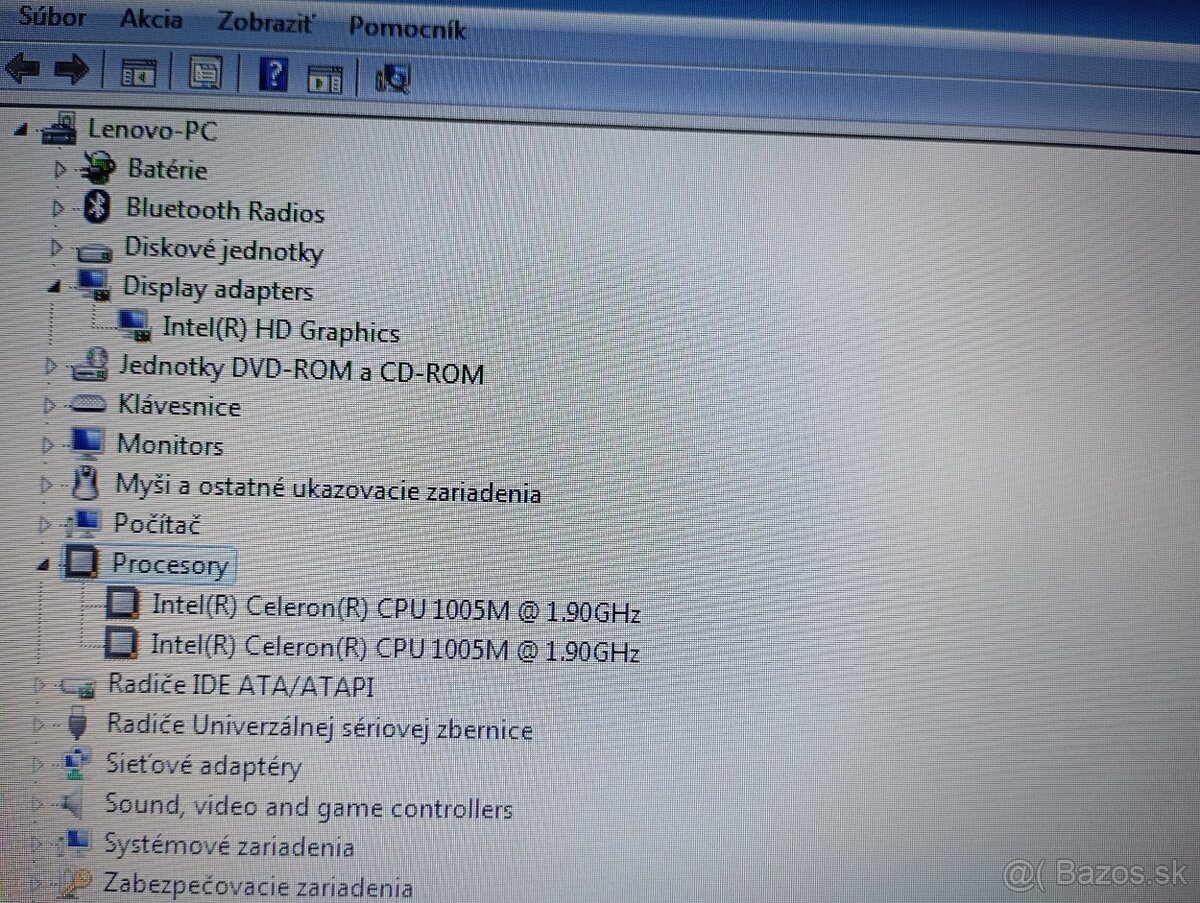 Lenovo B590 + Intel celeron 1005M + 4gb ram + Windows 7 - 6
