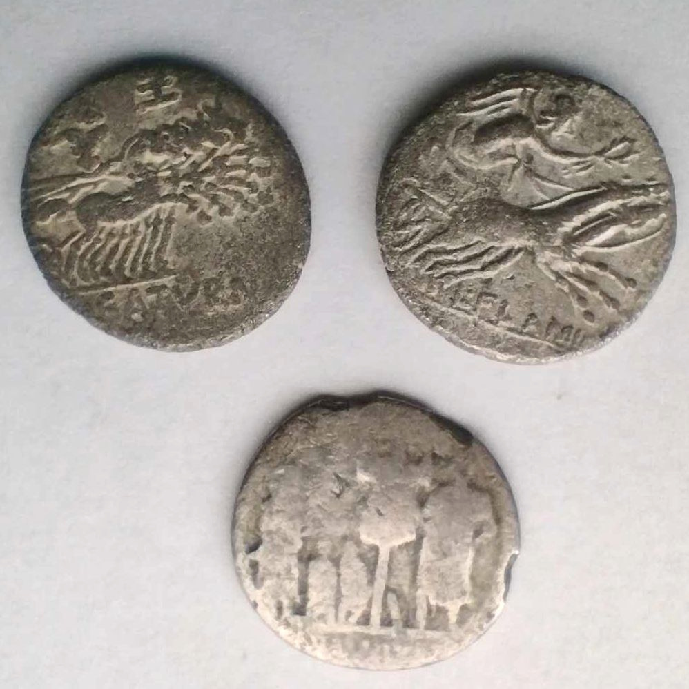 Predám strieborné rímske denáre z obdobia republiky - 6