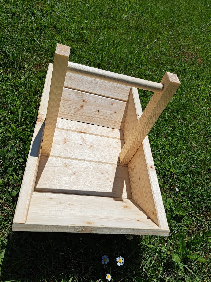 Drevený gazdovský košík - 6