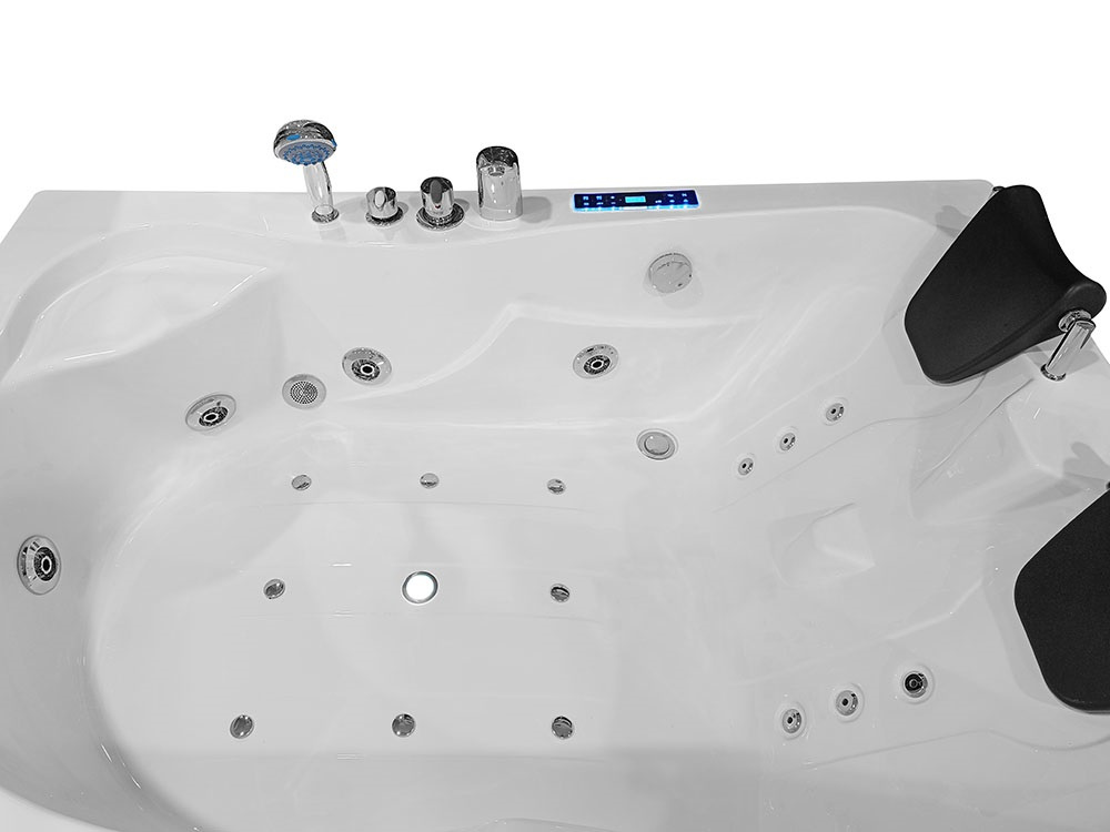 M-SPA - 0205 Pravá kúpeľňová vaňa s hydromasážou 170 x 115 x - 6