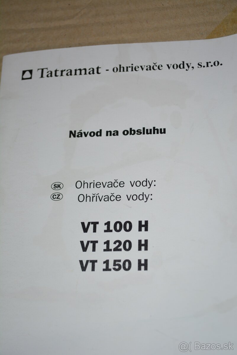 Bojler Tatramat VTH100 - 6