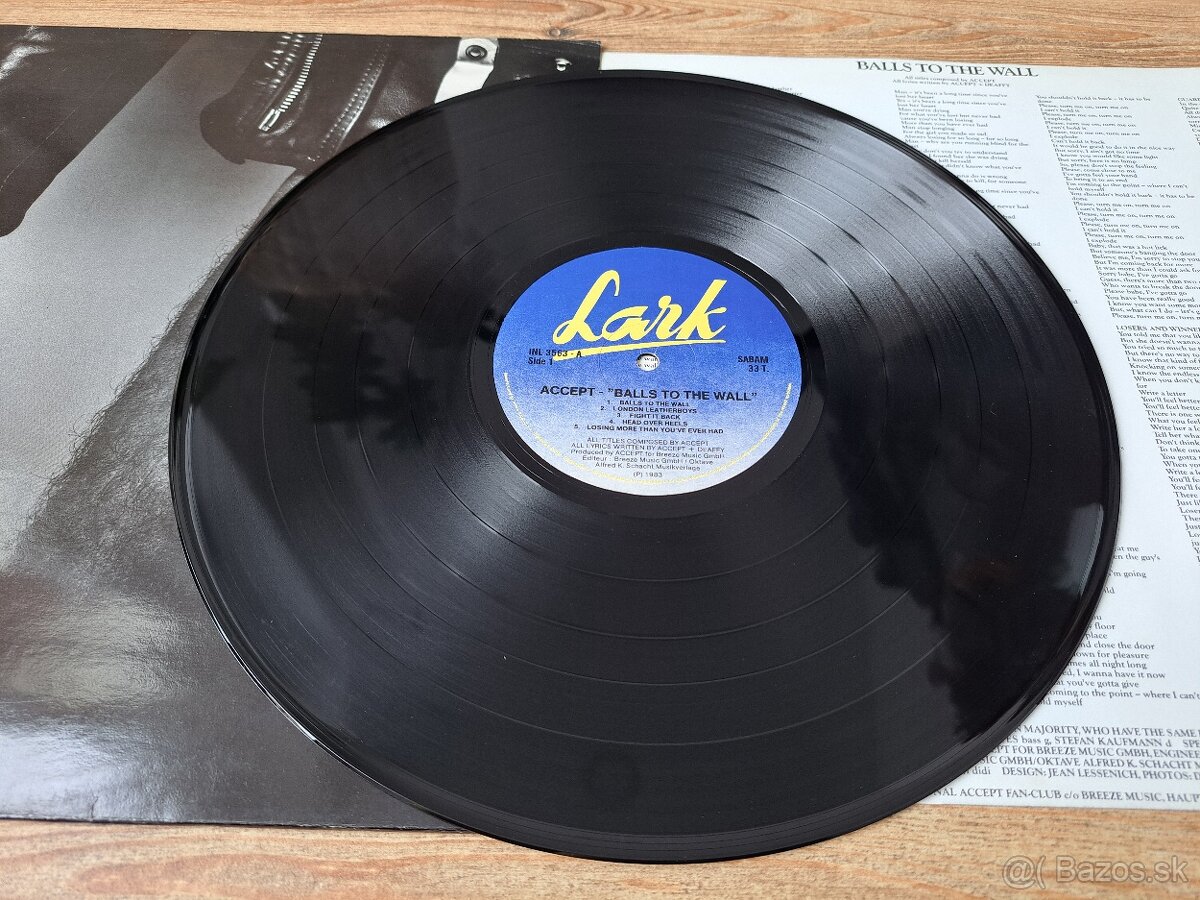 Lp ACCEPT - Balls to the Wall - 6