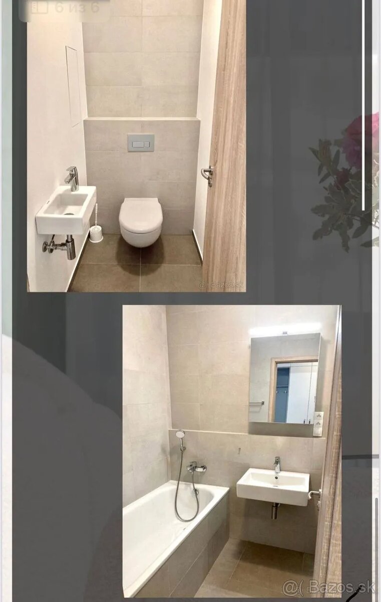 Na prenajom 2 izbovy byt Bory - 6