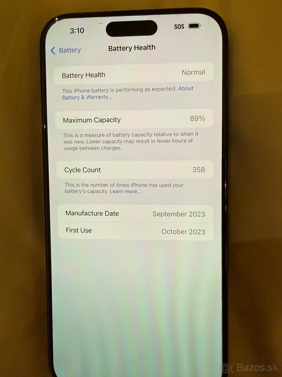 iPhone 15 Pro Max Blue Titanium 1TB - 6