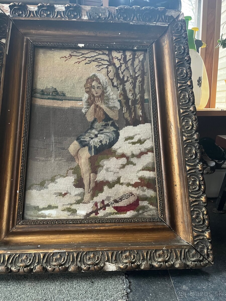 Staré gobelíny a olejomaľby - 6