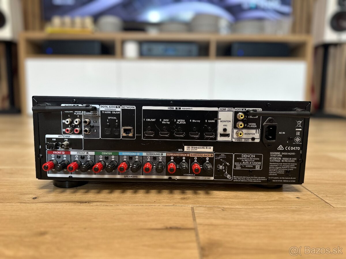 Denon AVR-X1200W - 6
