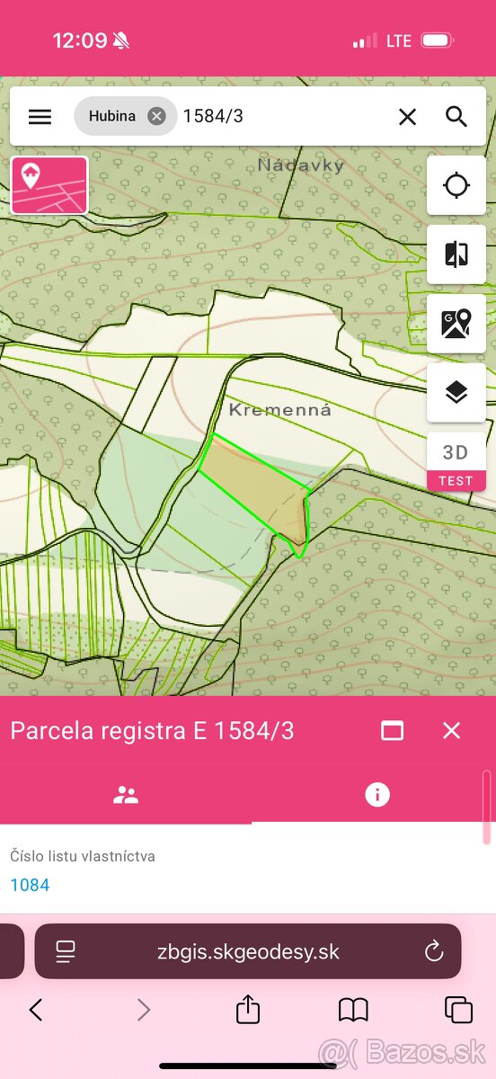Predaj pozemkov v katastrálnom území Hubina - Piešťany - 6