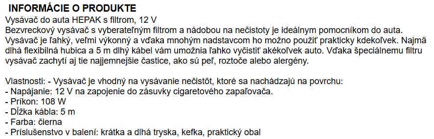 Predám vysávač do auta - 6