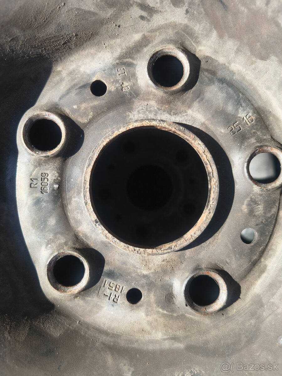 Plechové disky R16 vw golf 6 - 6