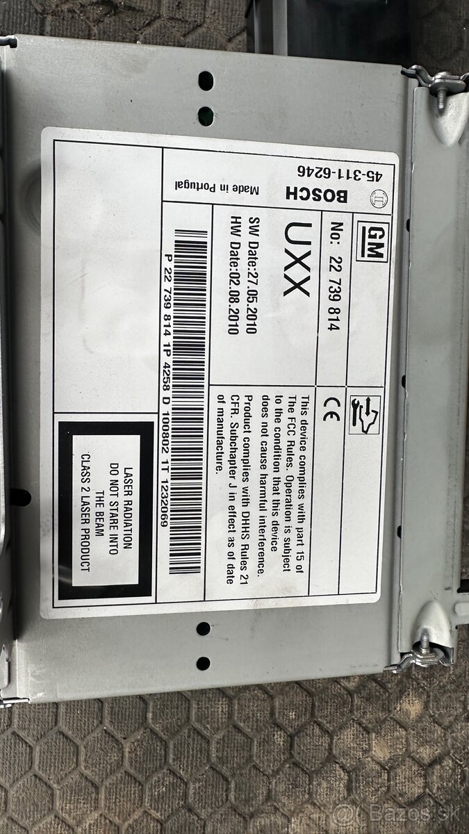 Set radio Opel Insignia DVD 800 navi - 6