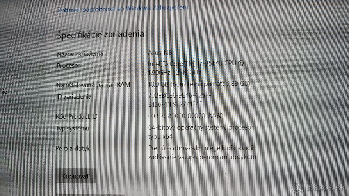 Predám Asus Zenbook UX32V 13.3" Ultrabook - 6