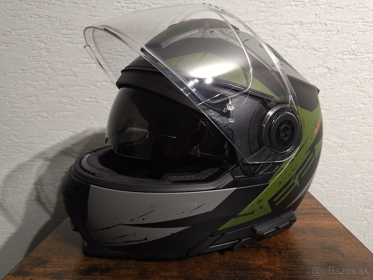 Schuberth E2 EXPLORER Green + interkom - 6