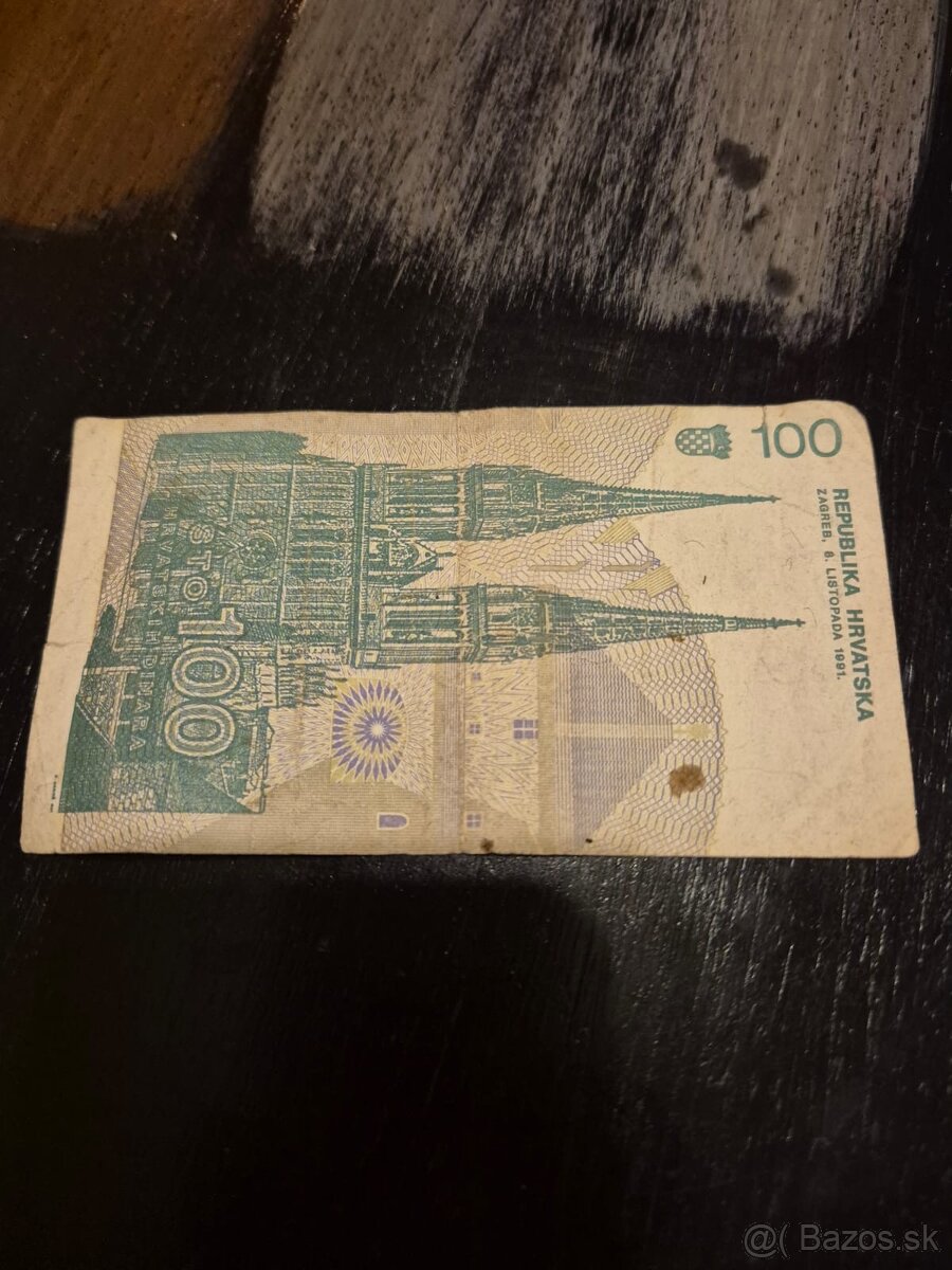 Juhoslovanské a chorvátske bankovky - dinare - 6