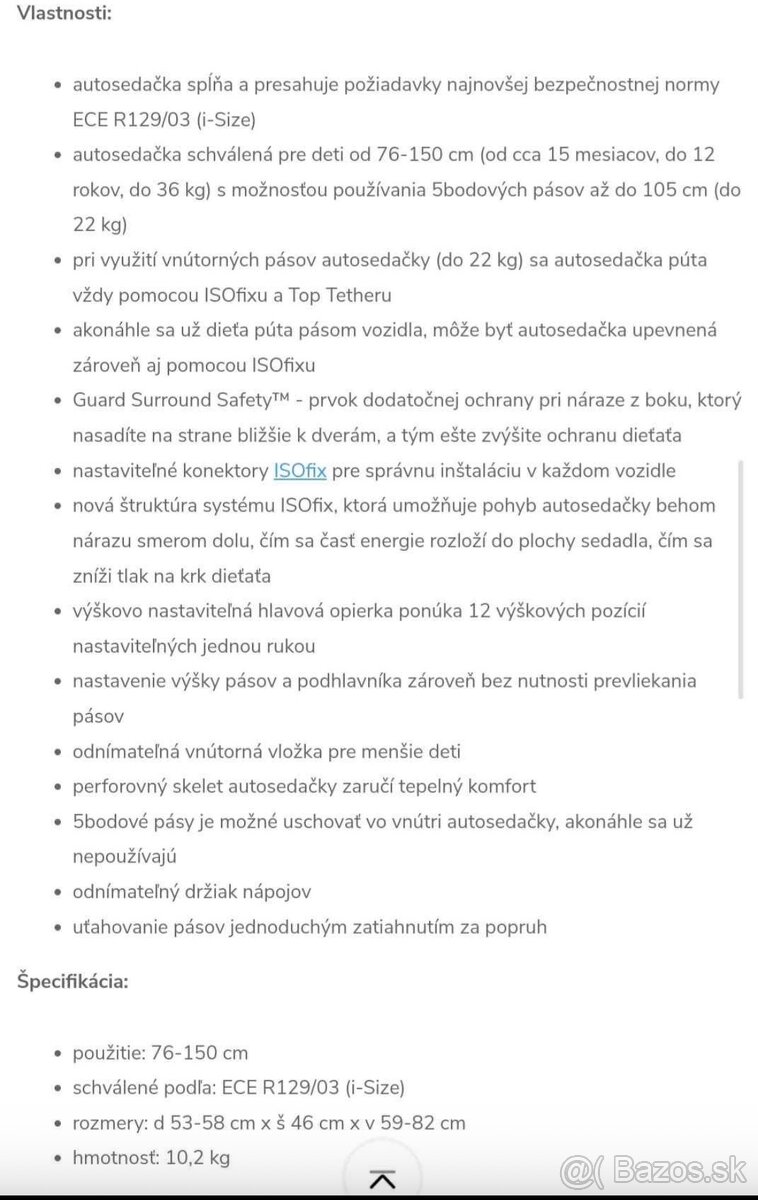 Autosedačka Joie Bold - 6