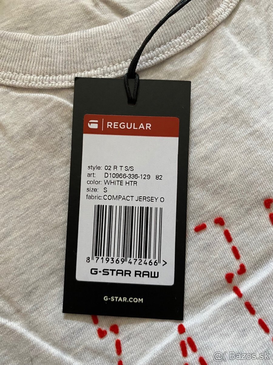 panske tricko g-star raw velkost S biele. - 6