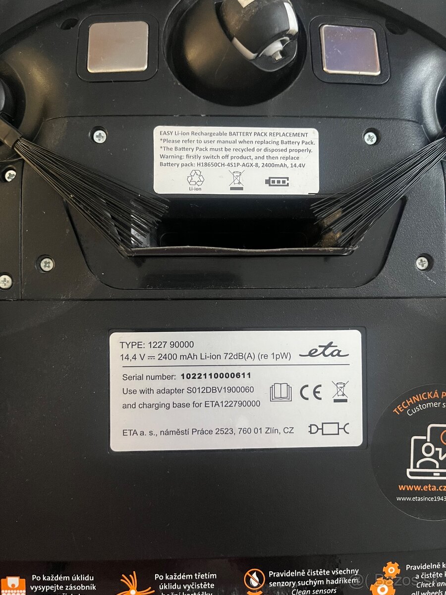 ETA Zero 2v1 roboticky vysavač - 6