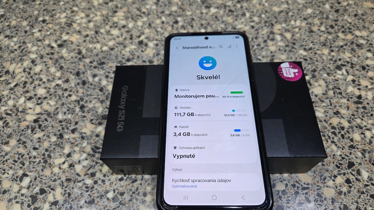 Predám Samsung S21 128GB / 8GB RAM - 6