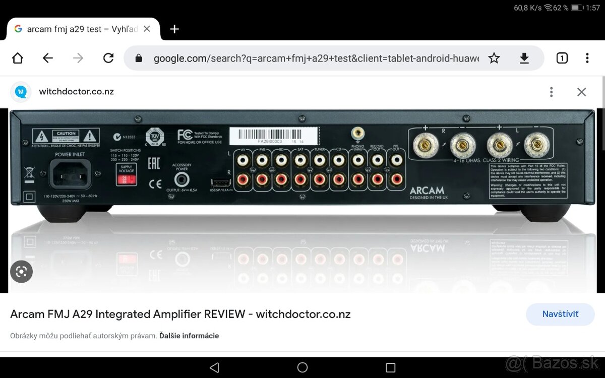 Predám Arcam fMJ 29 - 6