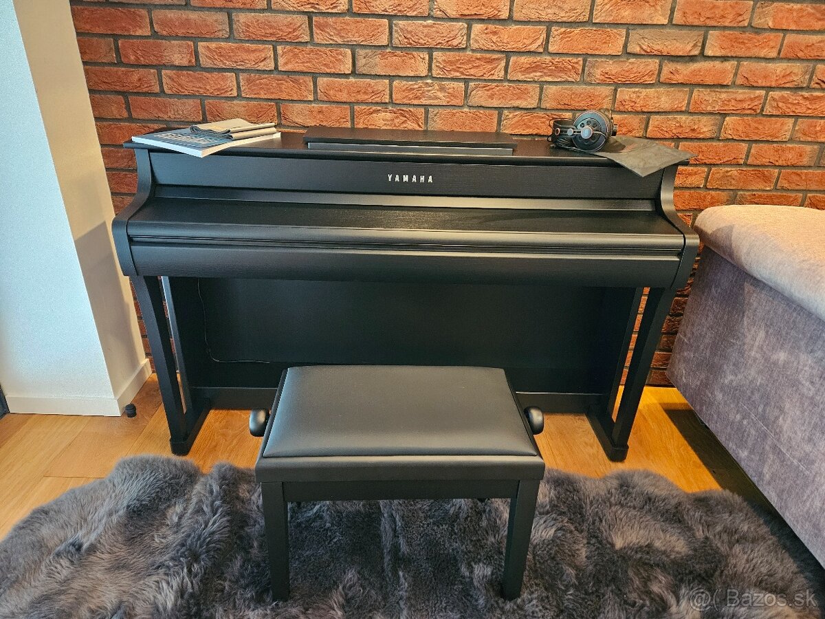 Klavír Yamaha Digitálne piano Black - 6