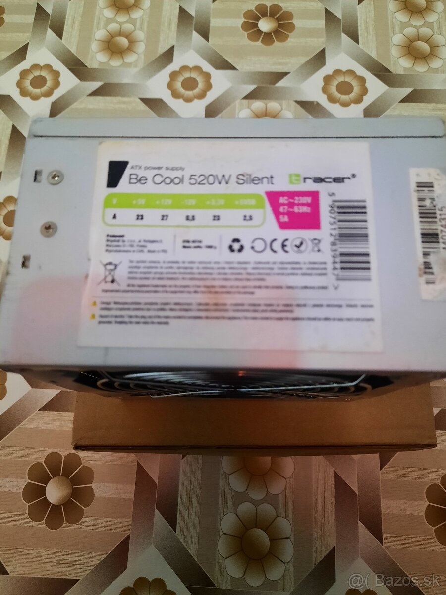 Predám zdroj /Be C OOL 520W Silent. - 6