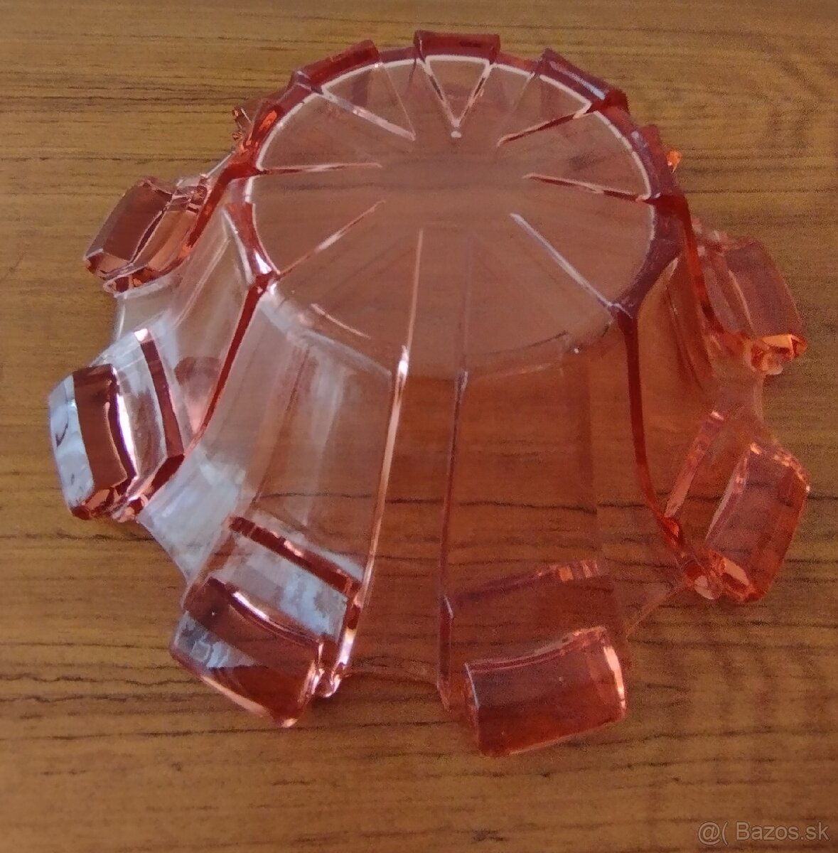 Starožitná .sklenená misa - R.Schrötter - 6