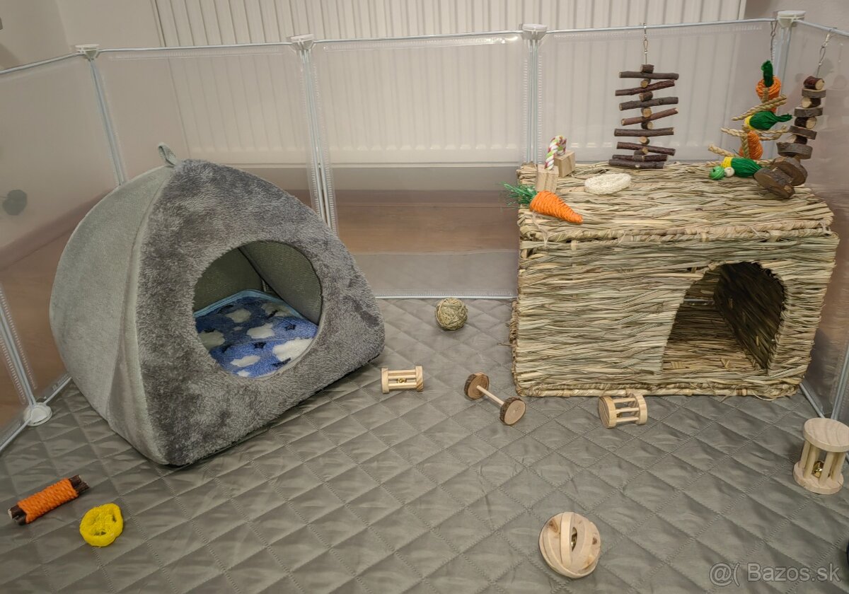 Zakrslý králik s ohradou - 6