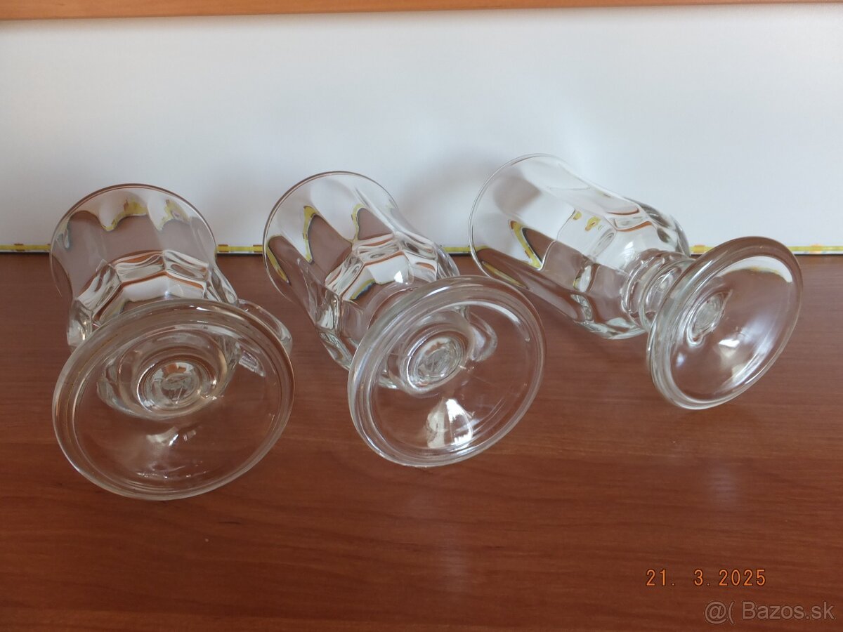Staré krásné velké grogovky 3 kusy, obsah 200 ml. - 6