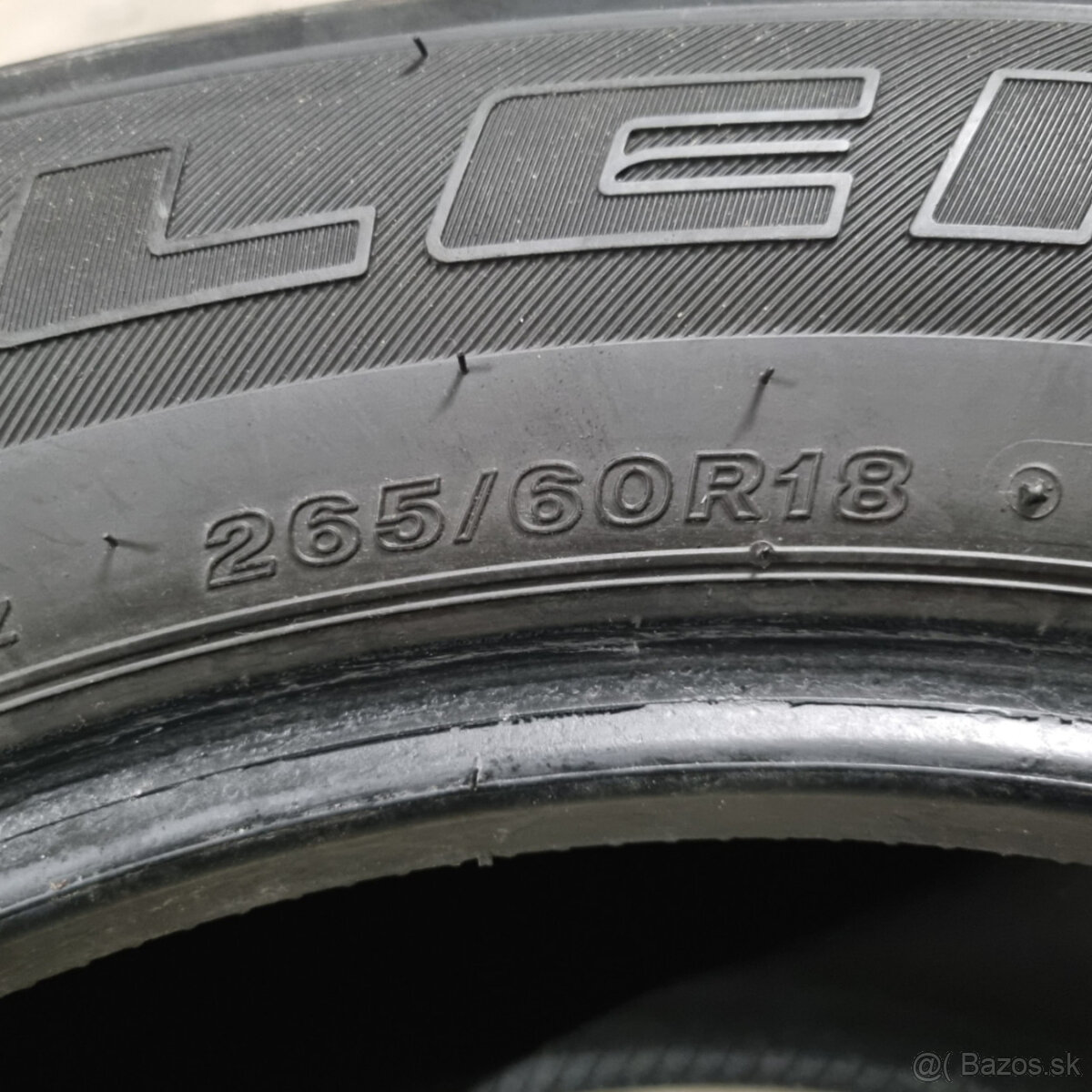 Letné pneumatiky 265/60 R18 BRIDGESTONE - 6