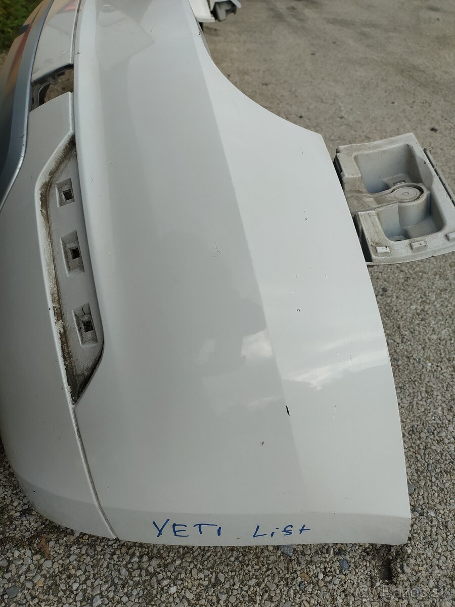 Škoda yeti facelift zadny naraznik 5L6 - 6