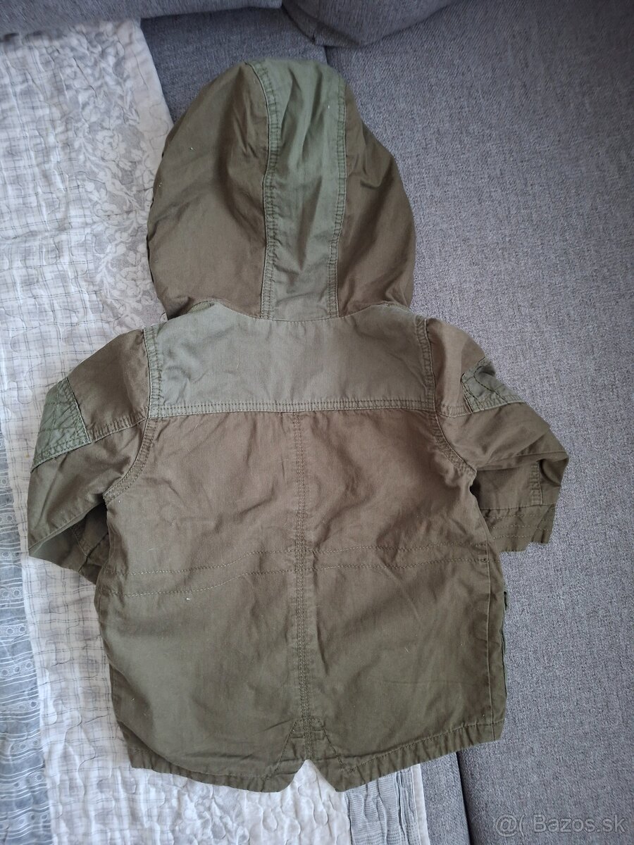 Tmavozelená bunda pre chlapca 92 - 6