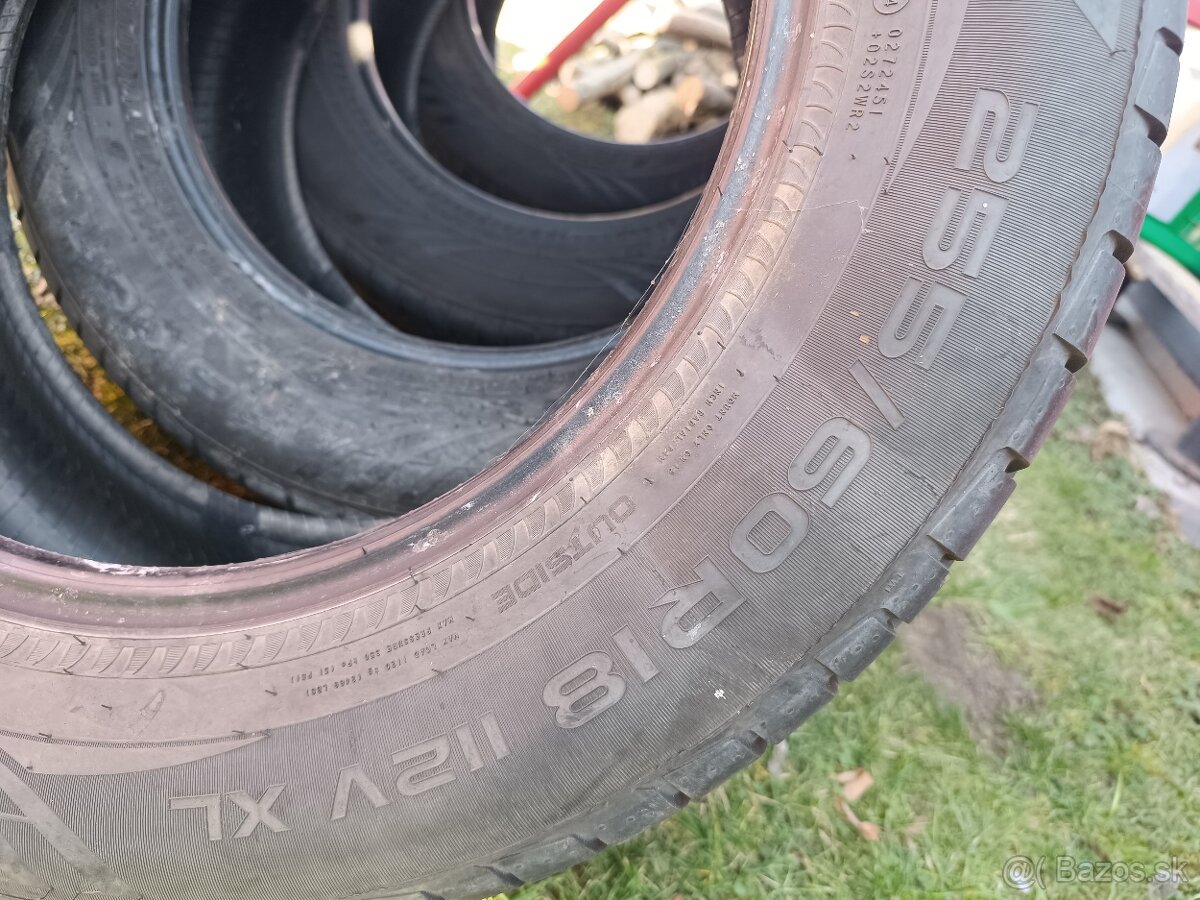Pneumatiky letné 255/60R18 + disky - 6