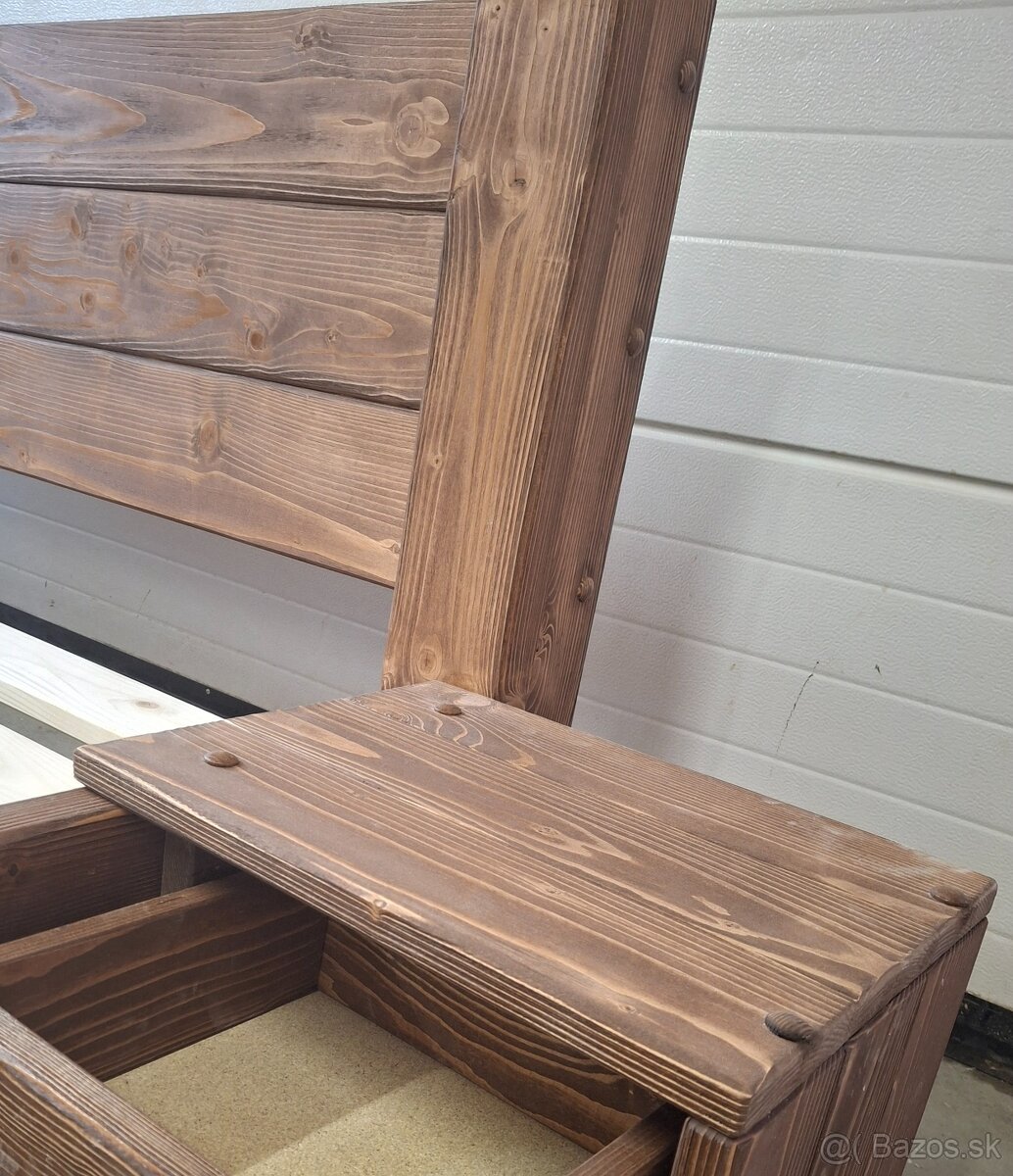 Manželská posteľ- masív - 6