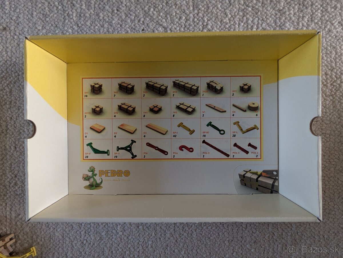 Drevená stavebnica Veva Pedro - 6