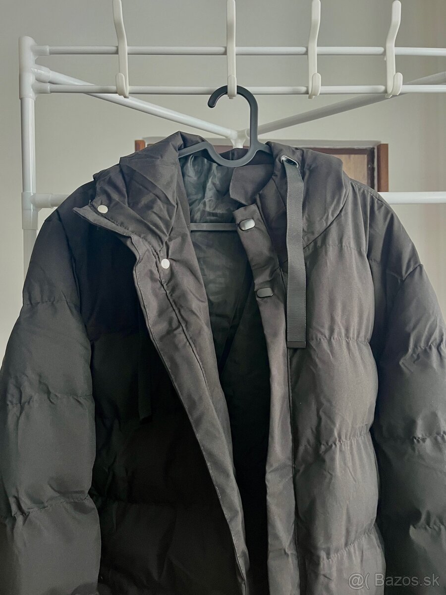 Pánska dlhá zimná bunda s kapucňou - 6