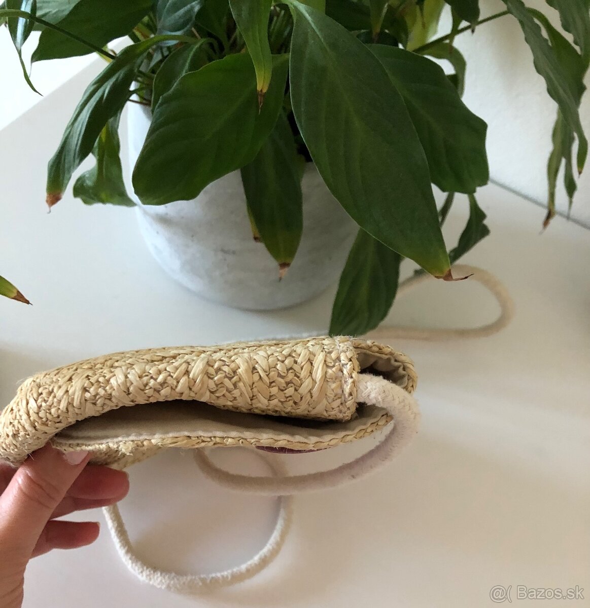 ————-Malá detská slamená kabelka psík, 4 E———- - 6