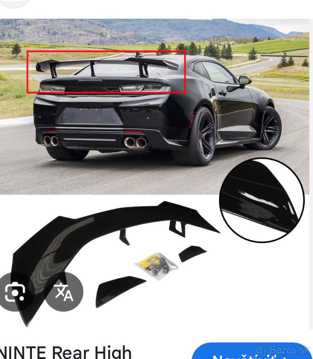 Chevrolet Camaro 2016-2025 kridlo(spojler) - 6