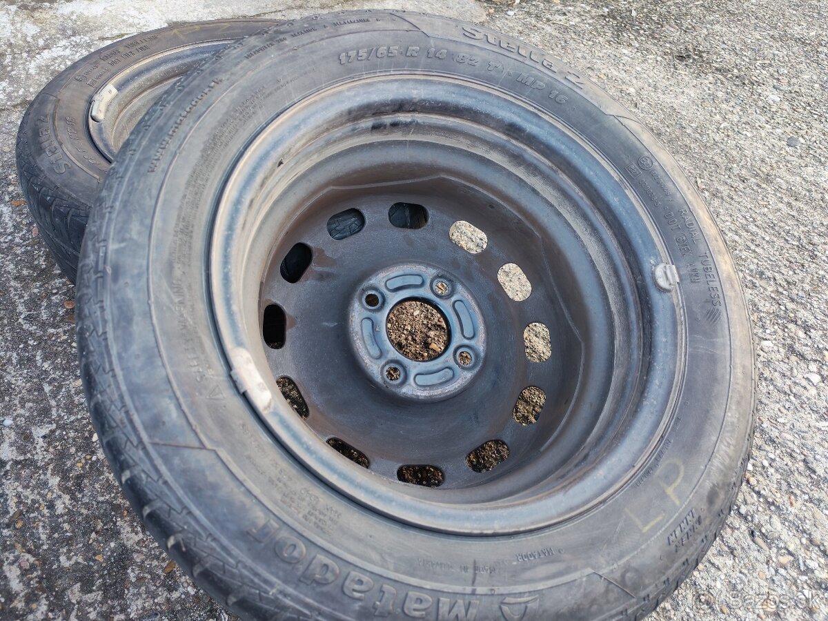 Sada - plechové disky 4×108 - 6