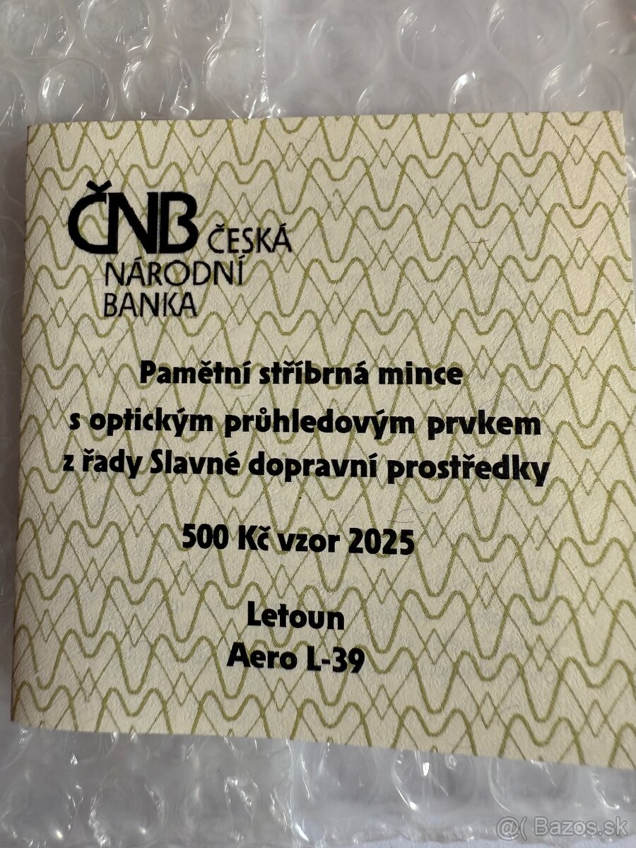 500 kč 2025 Aero L-39 BK - 6