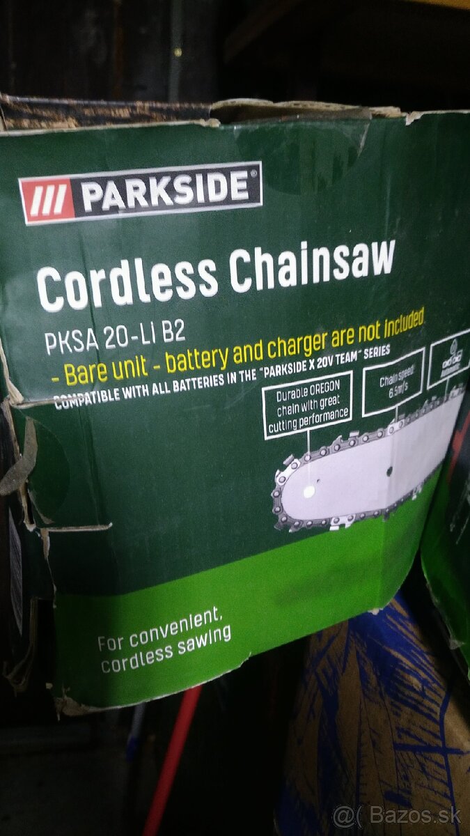Reťazová píla aku Parkside PKSA 20Li-B2 odskúšaná - 6