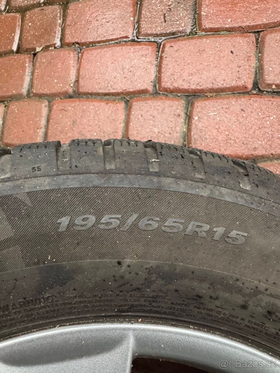 Predám 4 disky + 4 zimné pneumatiky - 6