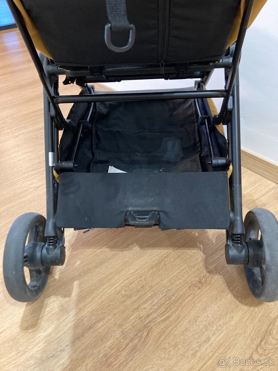 Espiro Just - skladací športový kočiarik (horčicovo-čierny) - 6